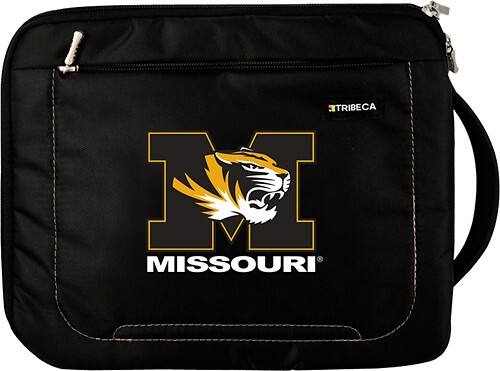 Front Standard. Tribeca - Missouri Deluxe Sleeve for Apple® iPad® and iPad 2 - Black.