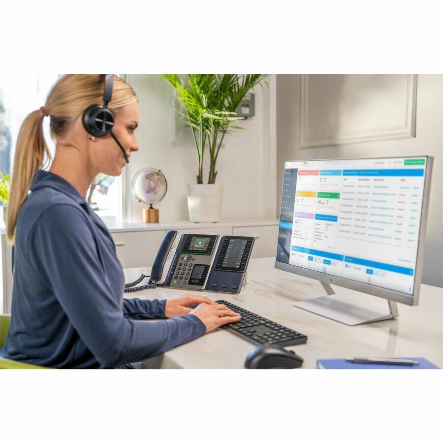 Alt View 5. HP - Poly Voyager 4320 USB-A Headset +BT700 dongle TAA - Microsoft Teams Certification - Stereo - USB Type A - Wired/Wireless.