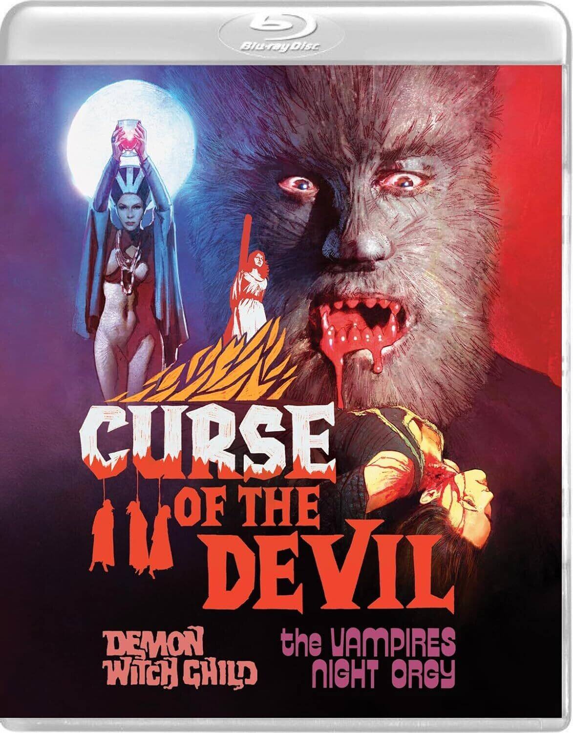 Front. Curse of the Devil / The Vampires Night Orgy / Demon Witch Child   - BLU-RAY.