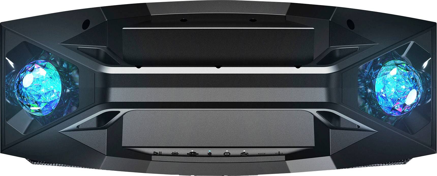 Alt View 23. ION Audio - Party Rocker Go high-Power Boombox with Party Starter Lights - Black.