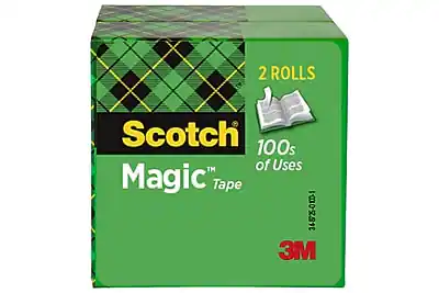 2 Rolls Scotch 100s Magic Tape
100s of Uses
3M