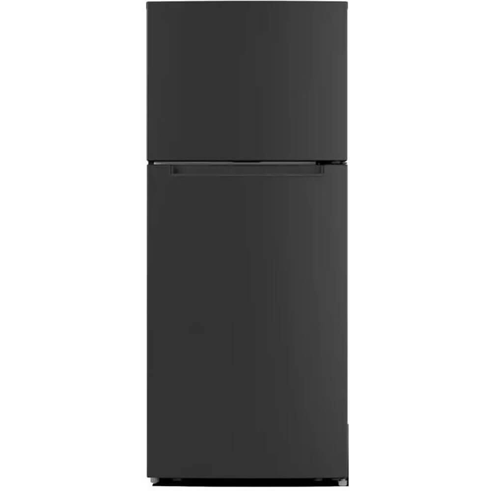 Front. Element Electronics - Element ENR18TFGCB 17.6 Cu. Ft. Black Top Freezer Refrigerator - Black.