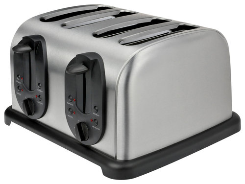  Kalorik 4-Slice Toaster, Stainless Steel: Home & Kitchen