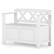 Angle. Simpli Home - Amherst Small Entryway Storage Bench - White.