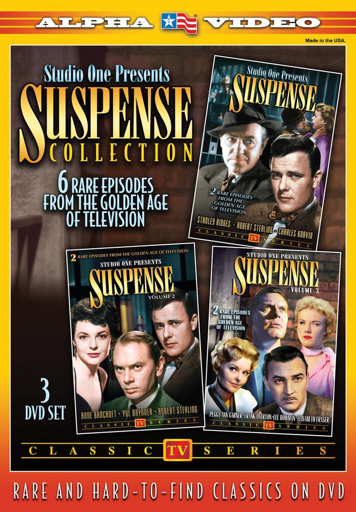 Front. Studio One Presents Suspense Collection - DVD.