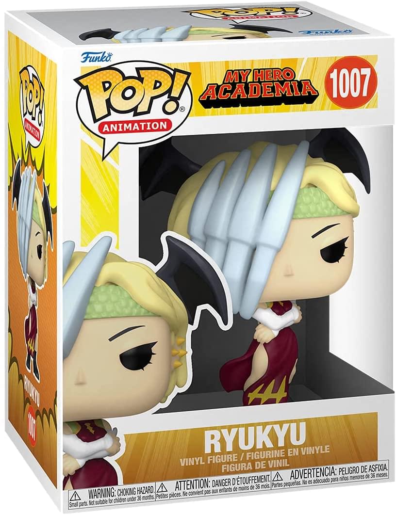 **Funko POP! Animation**

**My Hero Academia**

**1007**

**Ryukyu**

**Vinyl Figure / Figurine en Vinyle / Figura de Vinil**

**Advertencia: Peligro de Asfixia. Menores de 36 meses.**  
**Attention: Danger d'étouffement. Ne convient pas aux enfants de moins de 36 mois.**  
**Warning: Choking Hazard. Small parts. Not suitable for children under 36 months.**