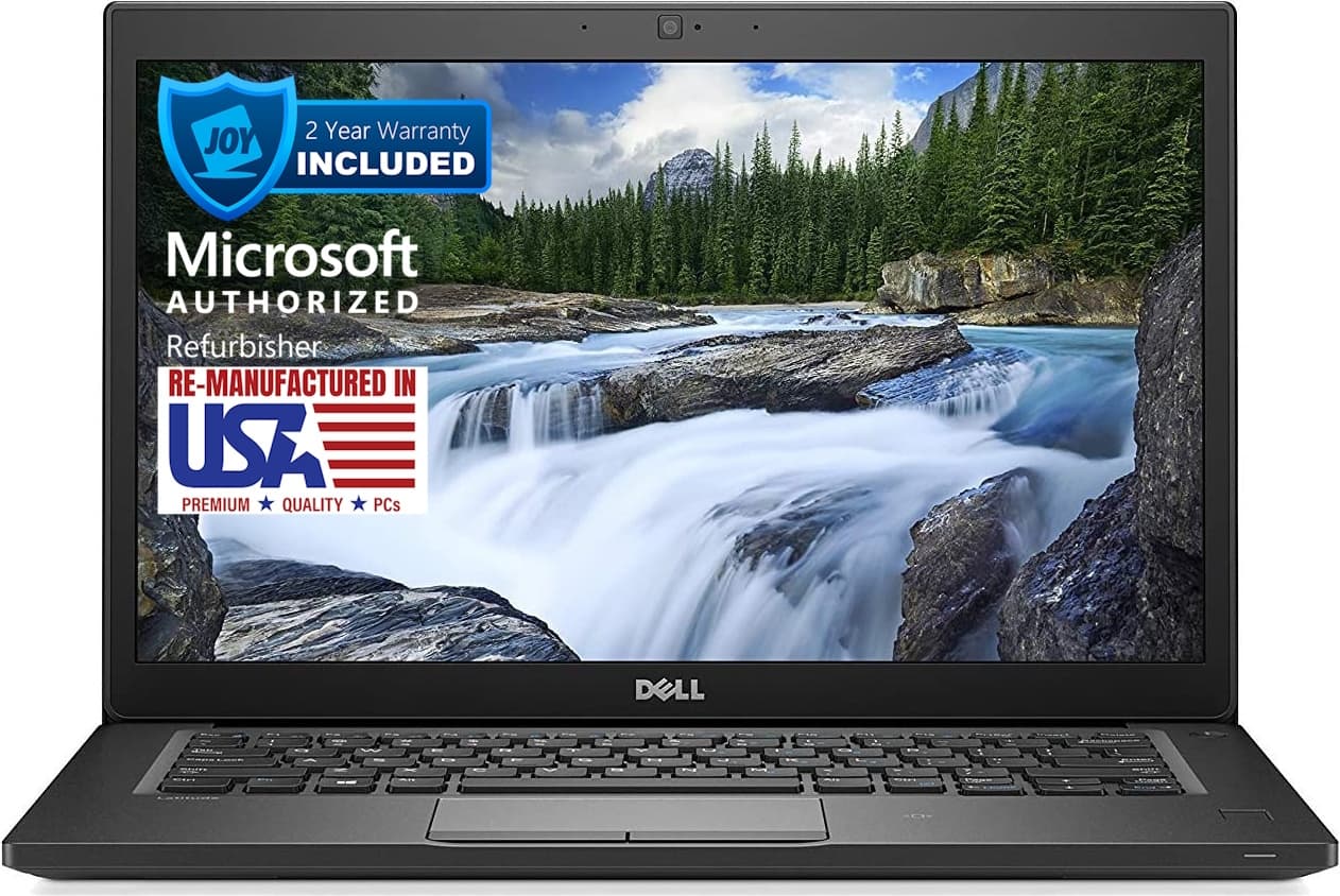 Dell - 14" Refurbished 1920 x 1080 FHD - Intel 8th Gen Core i5-8350U with 16GB RAM - Intel UHD Graphics 620 - 256GB SSD - Black - Front_Zoom