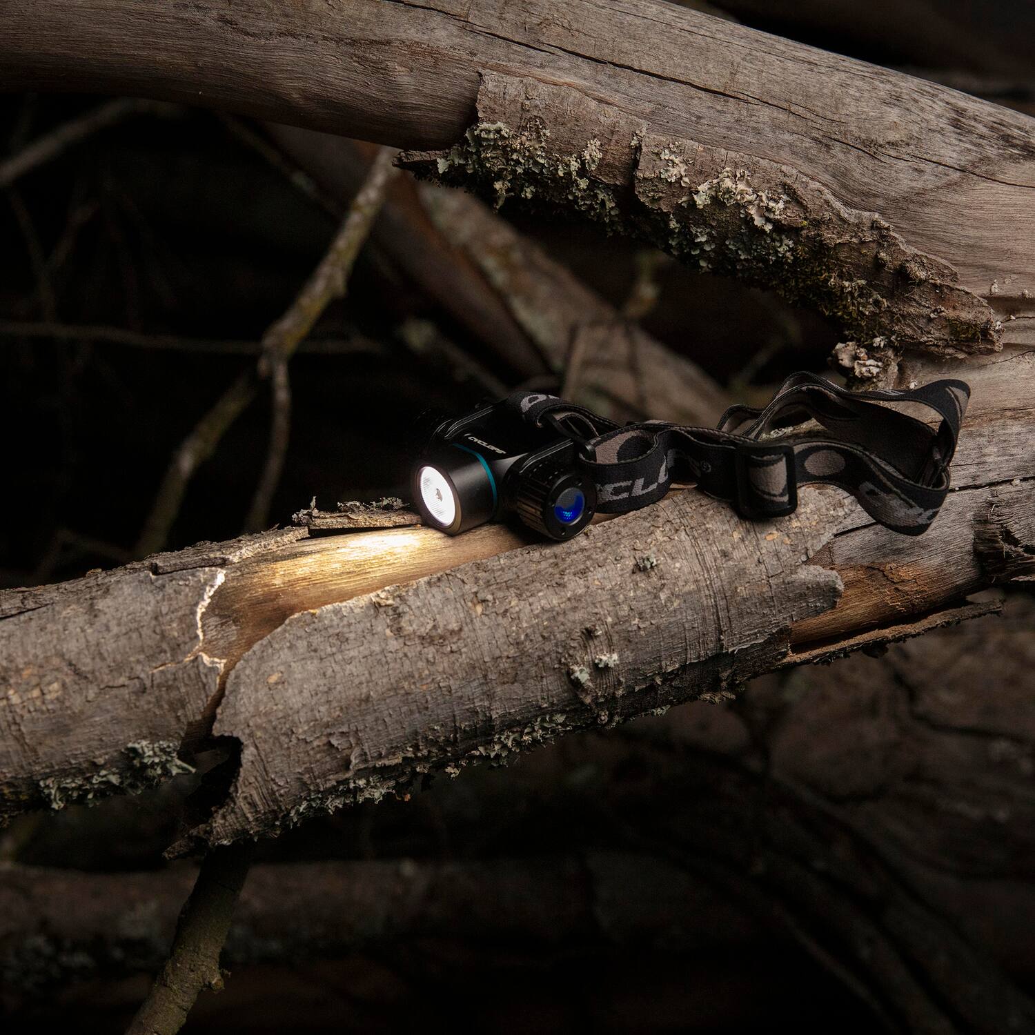 Left. Cyclops - 2000-Lumen Poseidon Rechargeable LED Headlamp.