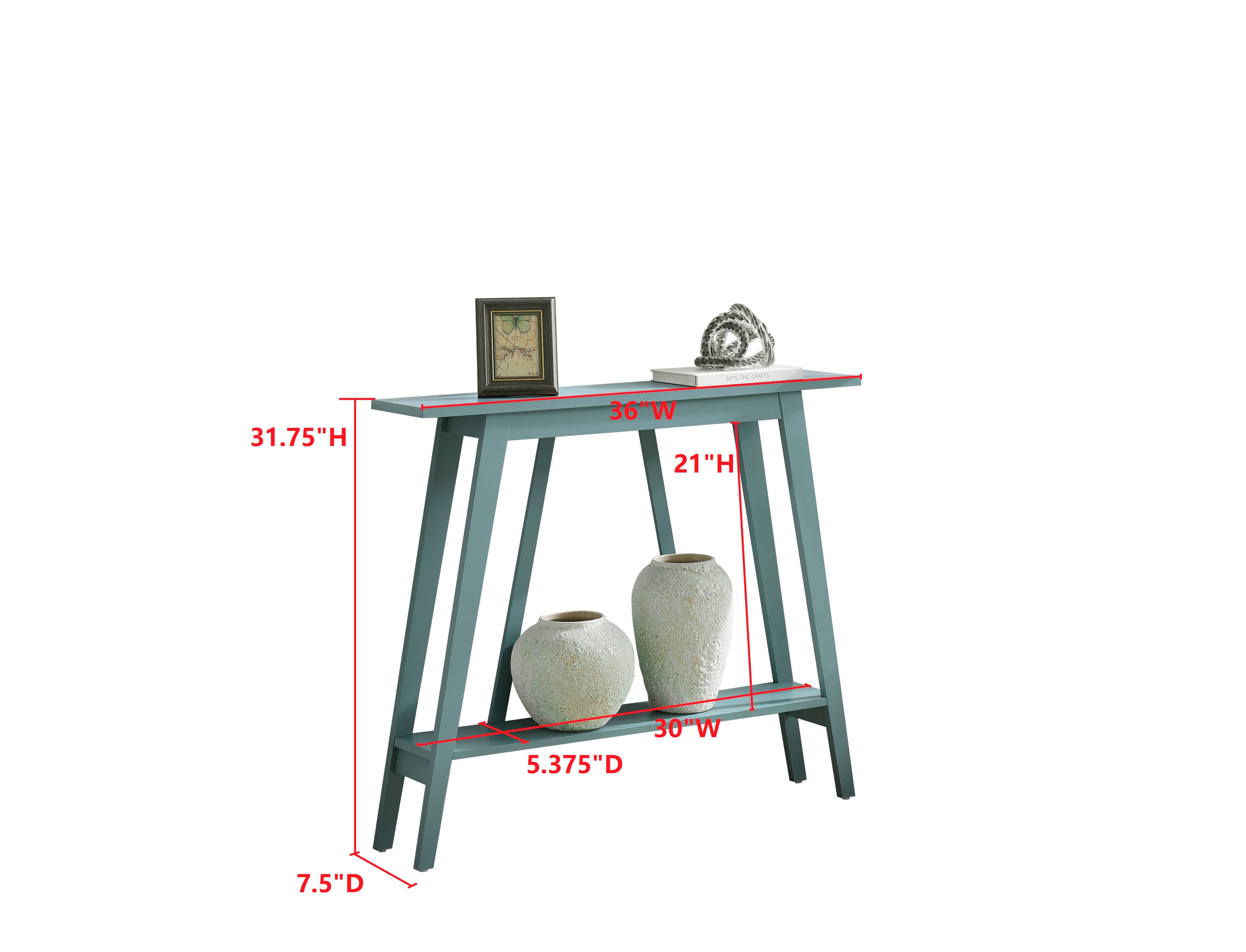 CARTE  
31.75"H  
36"W  
21"H  
5.375"D  
7.5"D