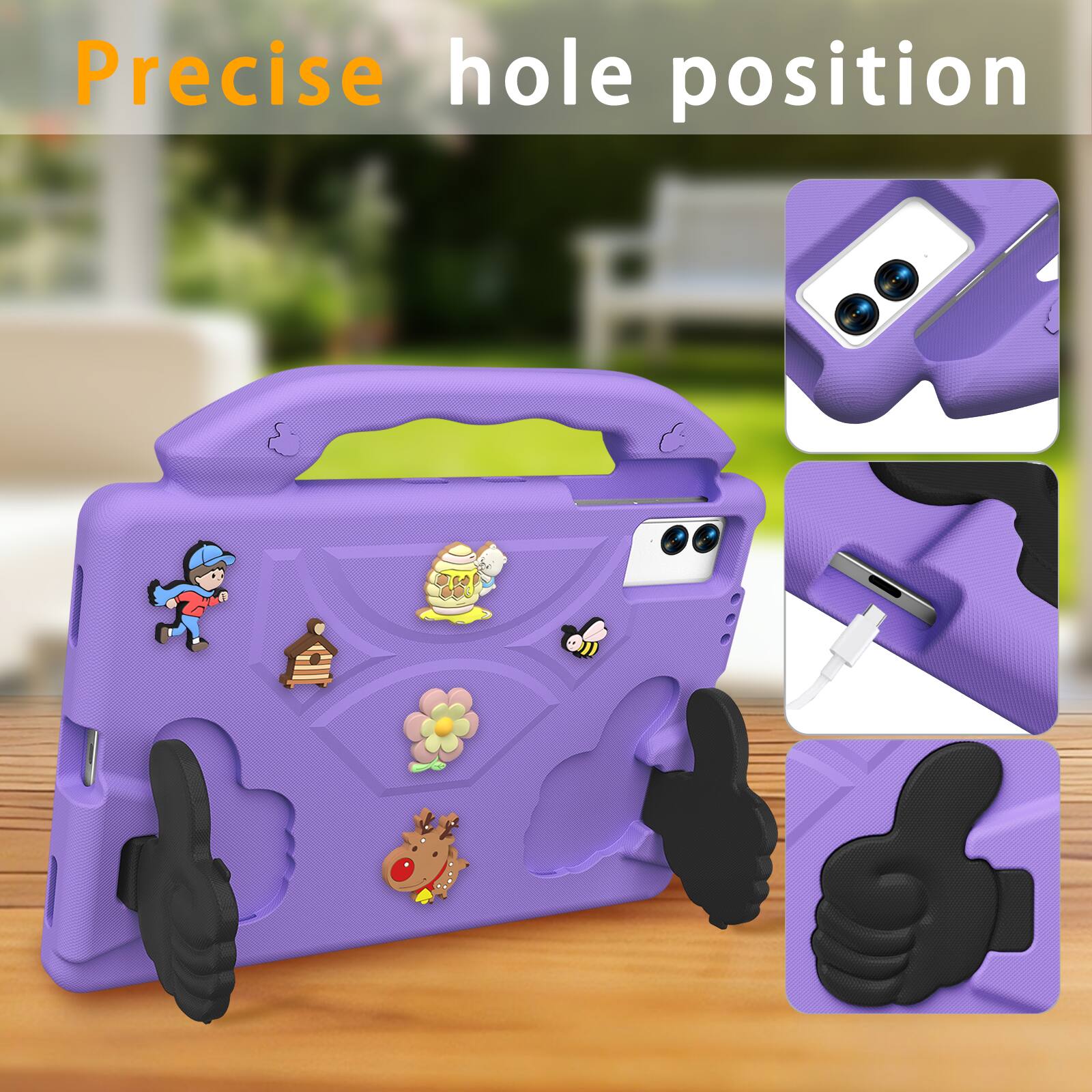 Precise hole position