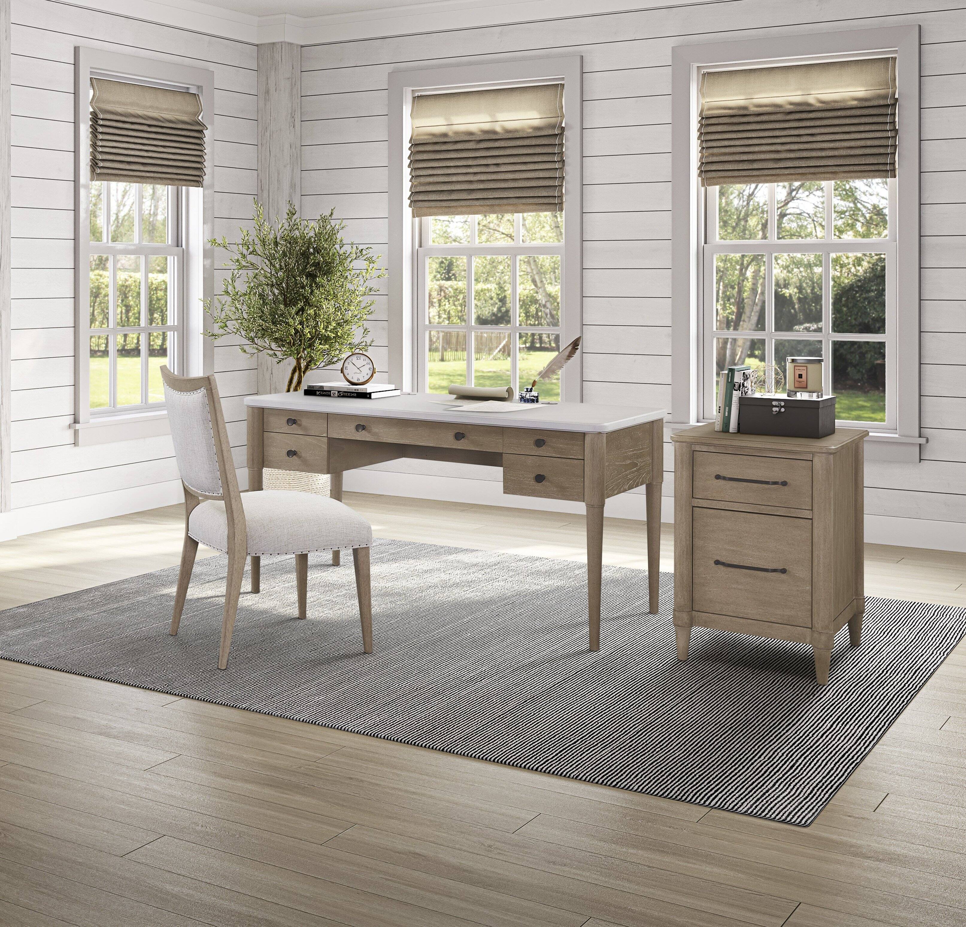 Left. TinyHomie - 2 Drawer Filing Cabinet Sand.