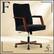 Front. Finch - Neo One Fabric Mid-Back Home Office Chair with Padded Arms - Black.
