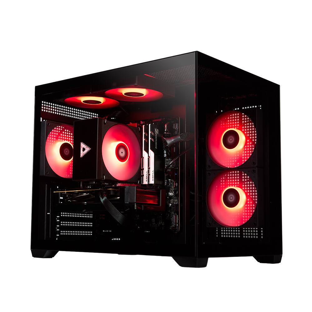 Left. STORMCRAFT - Gaming PC SIRIUS Intel i7 14700F NVIDIA GeForce RTX 5060 2TB SSD 32GB 6000MHz RGB - Windows 11 Home - Black.