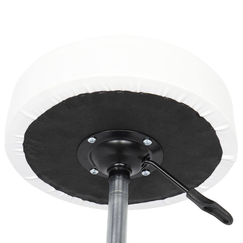 Alt View 5. Winado - Round Hydraulic Rolling Swivel Stool Salon Spa Tattoo Facial Massage Seat Office Chair - White.