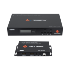 J-Tech Digital 4K@60Hz 4x1 Presentation Switcher Supports Type-C, VGA, HDMI Input, and HDBaseT Output J-TECH DIGITAL Model: JTECH-PS42B HDMI Menu Cnde JTECH-PS42B