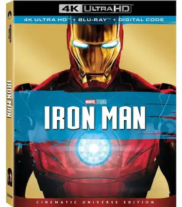 Front. Iron Man - 4K Blu-Ray.