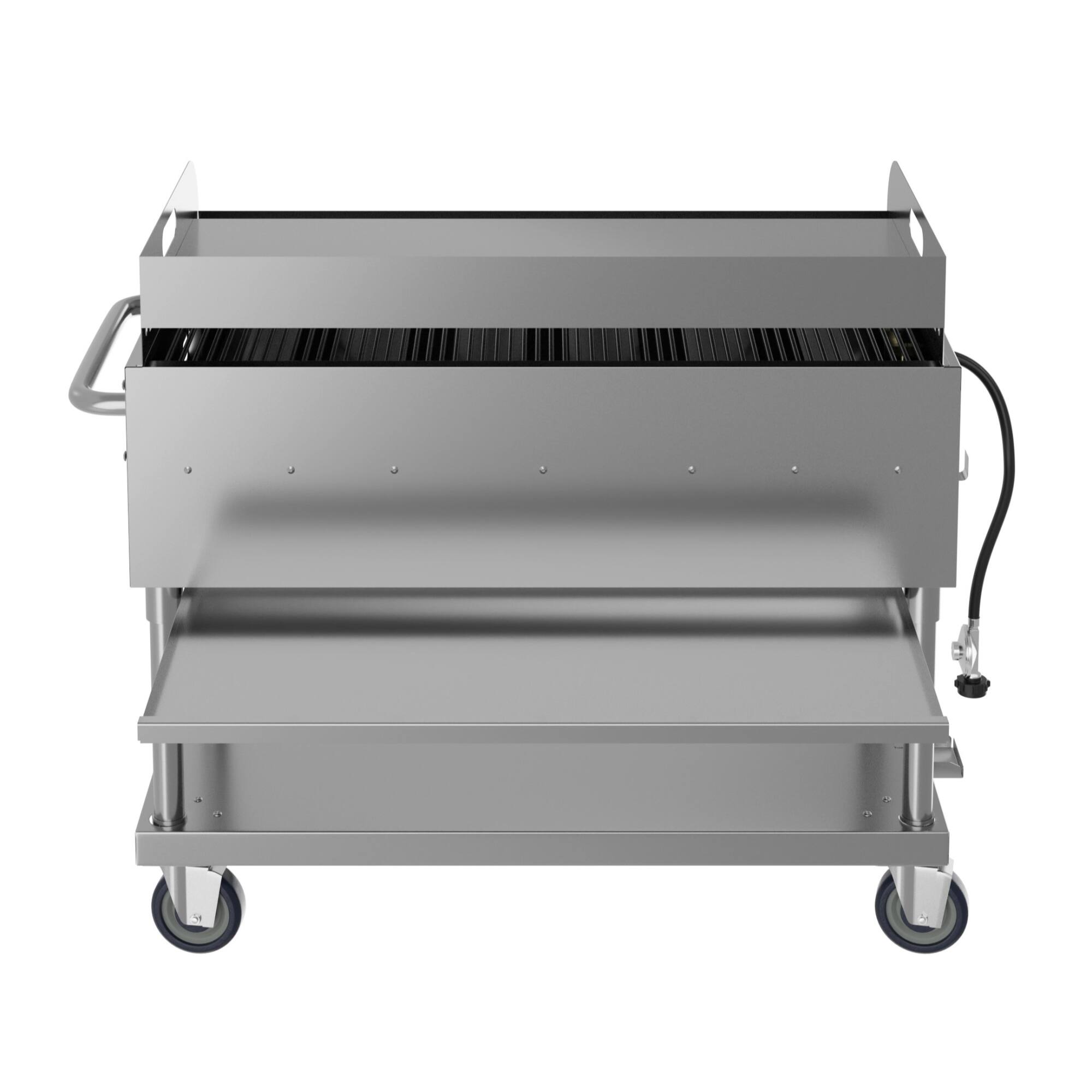 Alt View 2. Koolmore - 48 in. Commercial Outdoor Propane Gas Grill with Griddle, ETL Listed in Stainless-Steel (CGKIT4-48G) - Stainless Steel.