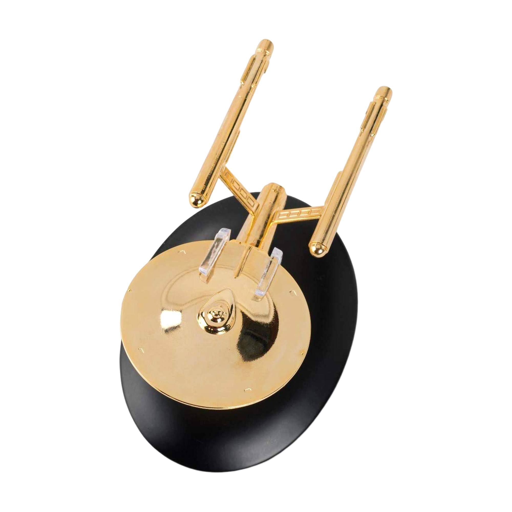 Alt View 5. Eaglemoss - Eaglemoss Star Trek Ship Replica Gold Plated TOS NCC 1701 Enterprise (Variant) - Gold.