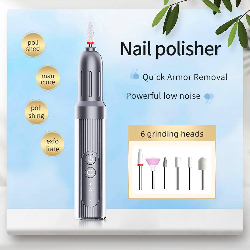 Nail polisher "Quick Armor Removal" Powerful low noise 9 exfoliate G 6 grinding heads