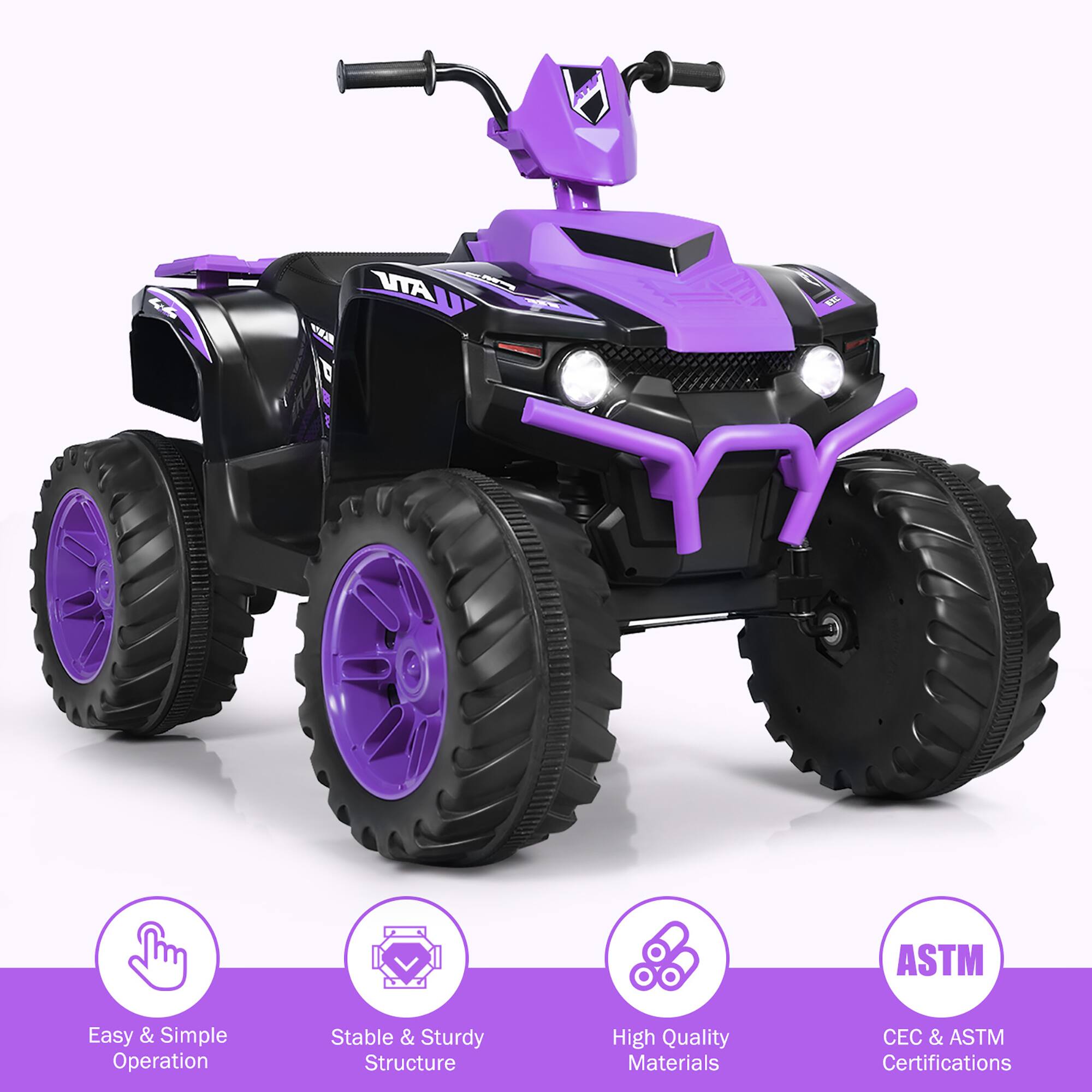 AVIA ATV a t  Easy & Simple Operation, Stable & Sturdy Structure, High Quality Materials, CEC & ASTM Certifications