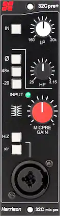 Harrison Audio - 32Cpre+ Microphone Preamp 500 Series Module