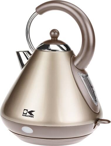 Front Standard. Kalorik - Pyramid Electric Kettle - Bronze.