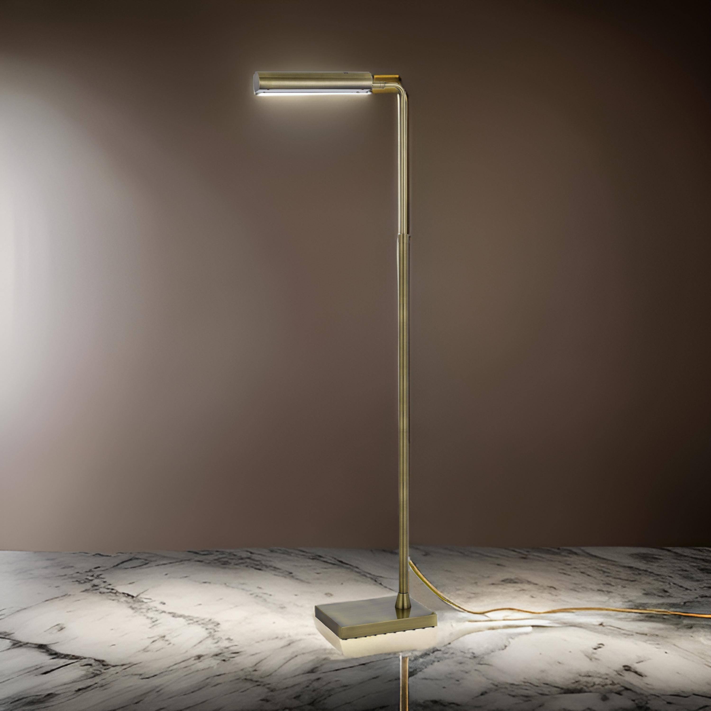 Alt View 2. Manhattan Lane - Kime 44-58 Inch Floor Lamp, Adjustable Height, LED.