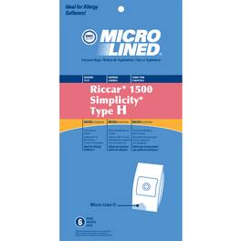 DVC - Simplicity 6 Pack Simplicity Vacuum Bags Part #RSR-14435