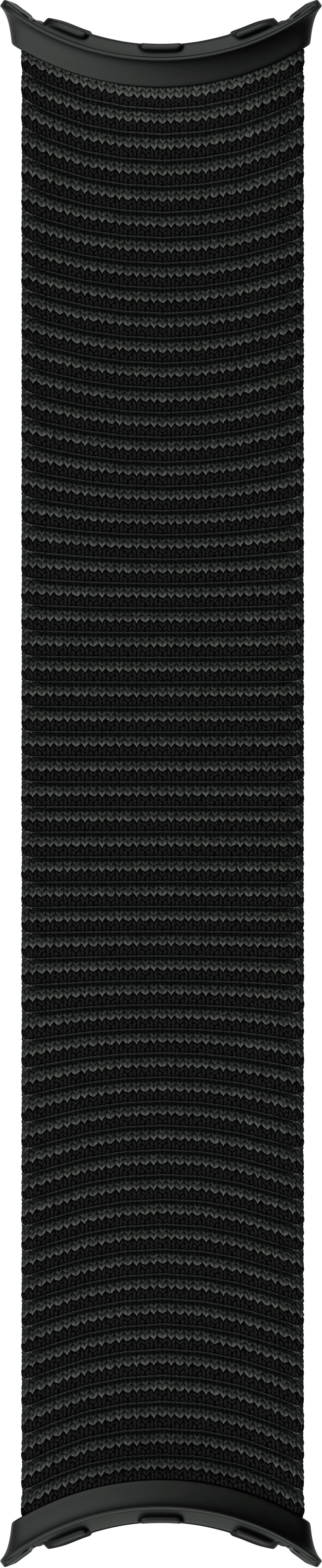 Google - Pixel Watch Gradient Stretch Band - Only Compatible with the 45mm Pixel Watch 3 and Pixel Watch 4 (L) - Obsidian - Front_Zoom