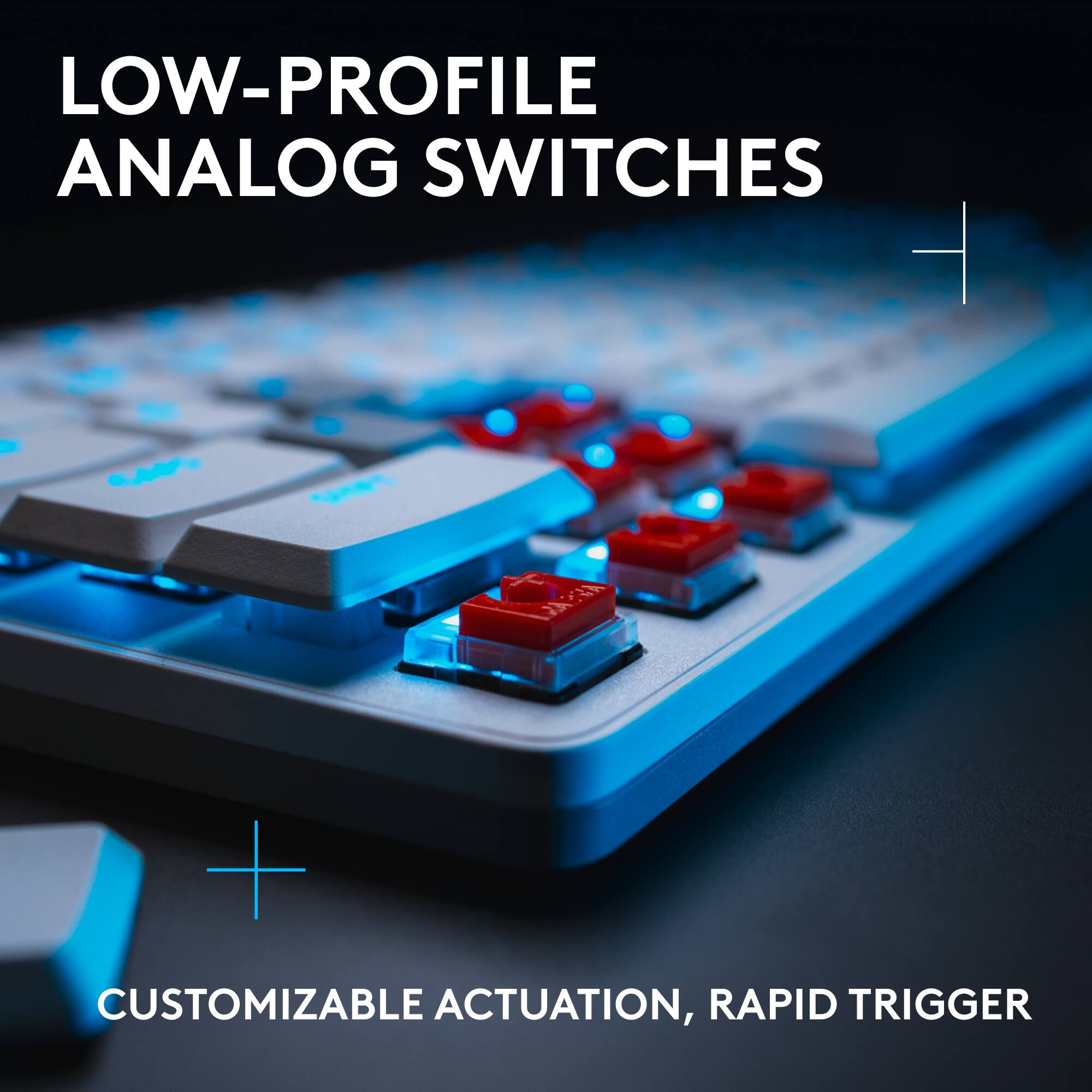 Logitech G515 RAPID TKL Wired Mechanical Analog Low Profile Switch