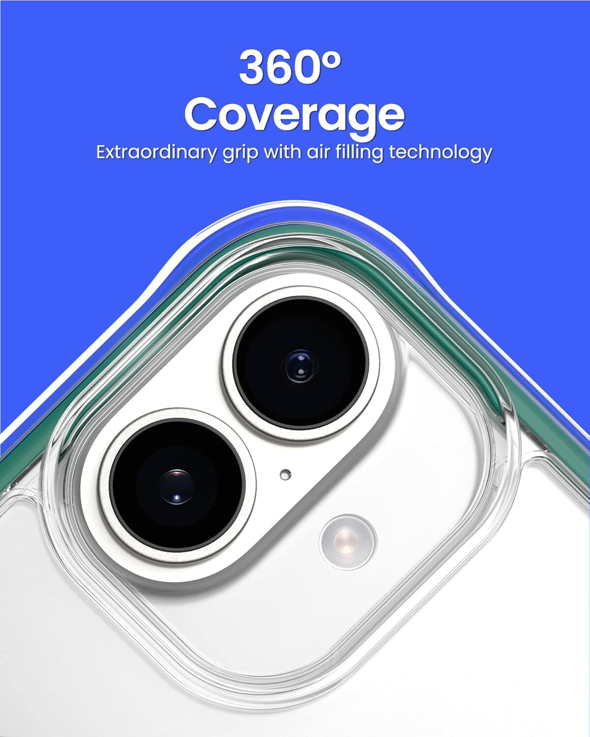 360° Coverage Extraordinary grip with air filling technology