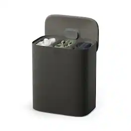 Joseph Joseph - Tota 2 Trio 90-liter Easy-Empty Laundry Separation Hamper - Forest Grey