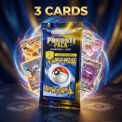 Pokemon Presstipack 3 Card Set Pokemon Presstipack 3 Card Set