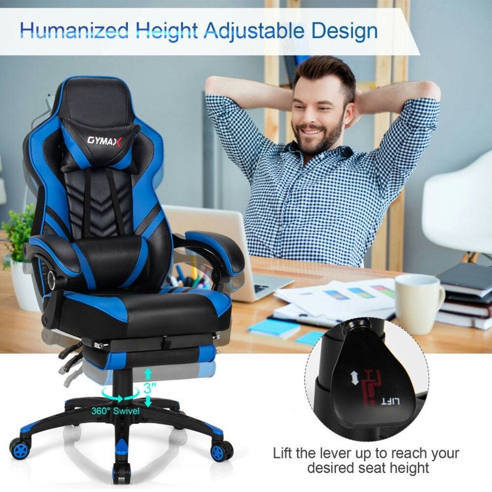 Humanized Height Adjustable Design

GYMA

3" 360° Swivel

Lift the lever up to reach your desired seat height