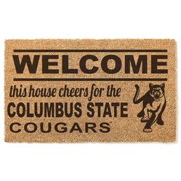 Jardine - Columbus State Cougars 18" x 30" Welcome Doormat - Brown