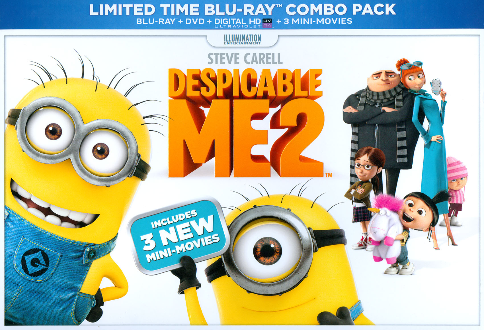 Despicable Me 2 2 Discs Includes Digital Copy Blu Ray Dvd 13 Best Buy