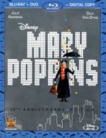 Mary Poppins [50th Anniversary Edition] [2 Discs] [Includes Digital Copy] [Blu-ray/DVD] [1964] - Front_Original