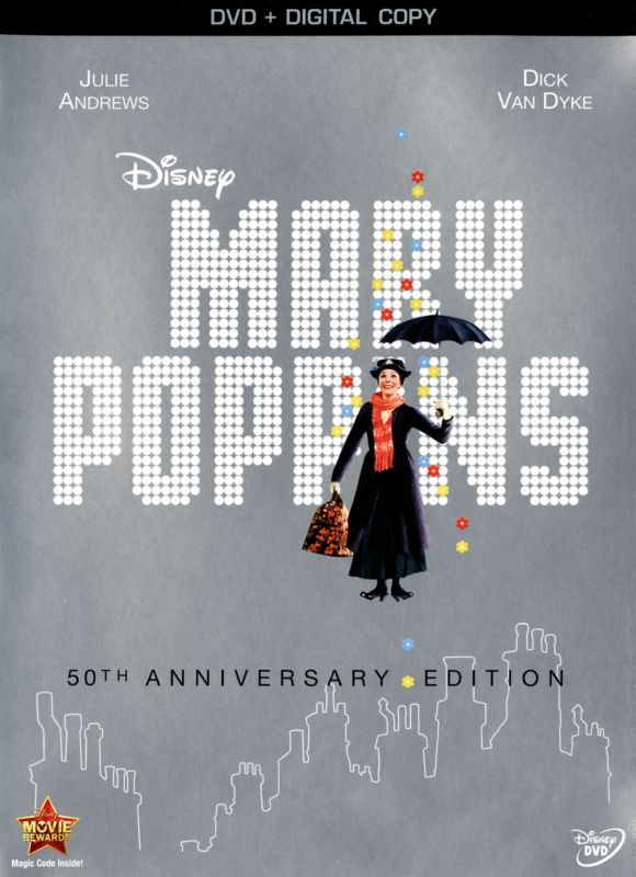  Mary Poppins [50th Anniversary Edition] [Includes Digital Copy] [DVD] [1964]