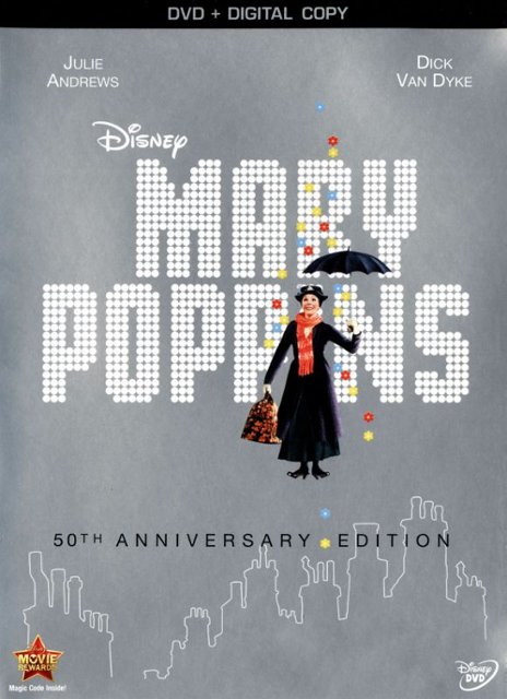 Mary Poppins [50th Anniversary Edition] [Includes Digital Copy] [DVD ...
