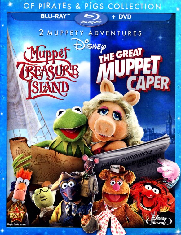  Of Pirates &amp; Pigs Collection: Muppet Treasure Island/The Great Muppet Caper [2 Discs] [Blu-ray/DVD]