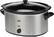 Angle Standard. Kalorik - 7-Quart Slow Cooker - Stainless-Steel/Black.