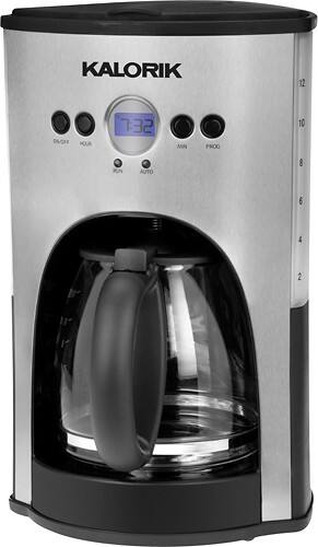 Kalorik 12-Cup Programmable Coffeemaker 