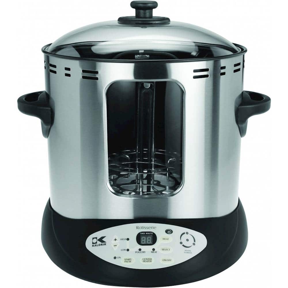 Front. Kalorik - Rotisserie - Black/Stainless Steel.