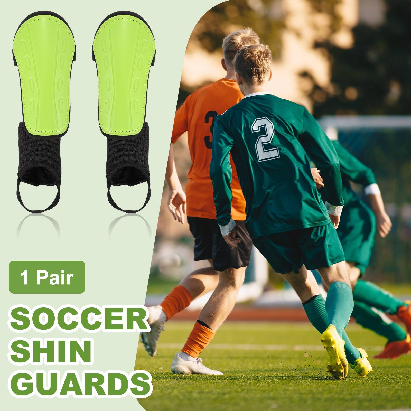 1 Pair SOCCER SHIN GUARDS