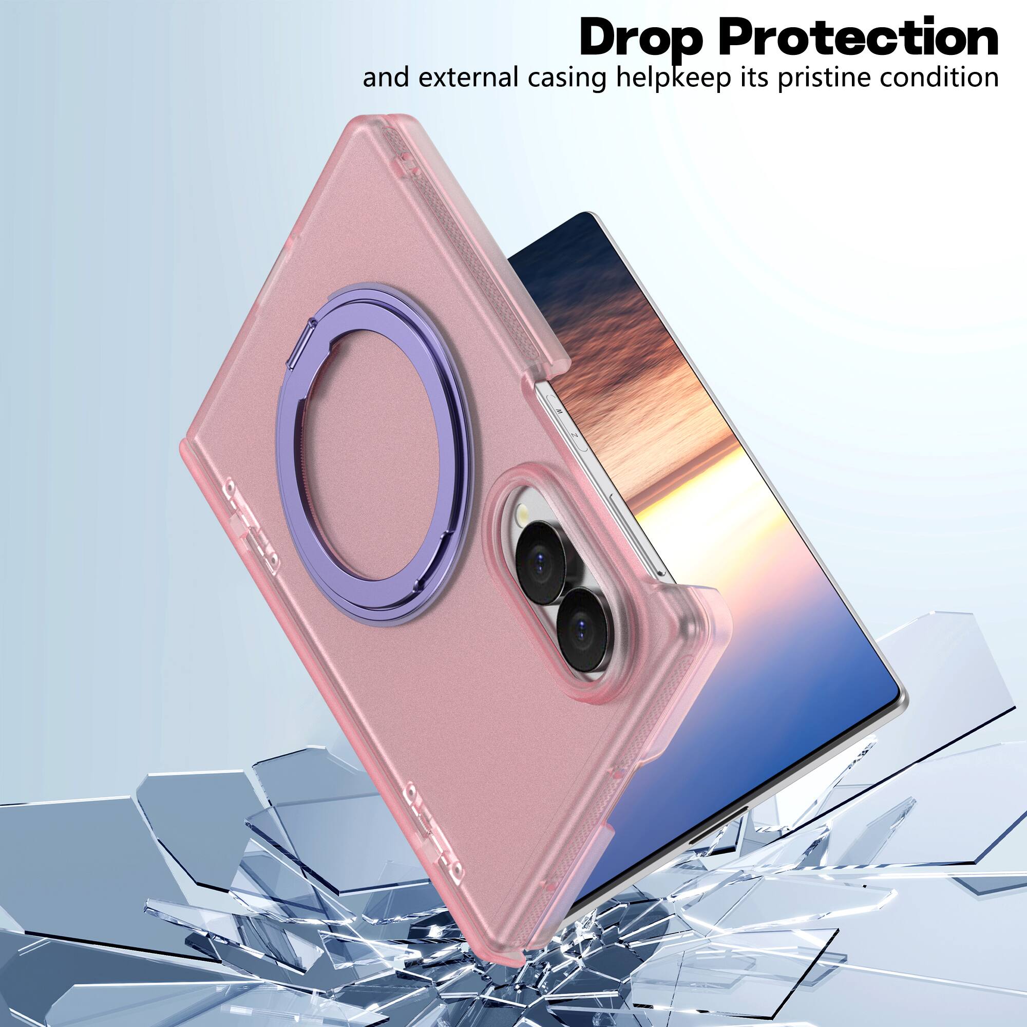 Drop Protection and external casing help keep its pristine condition