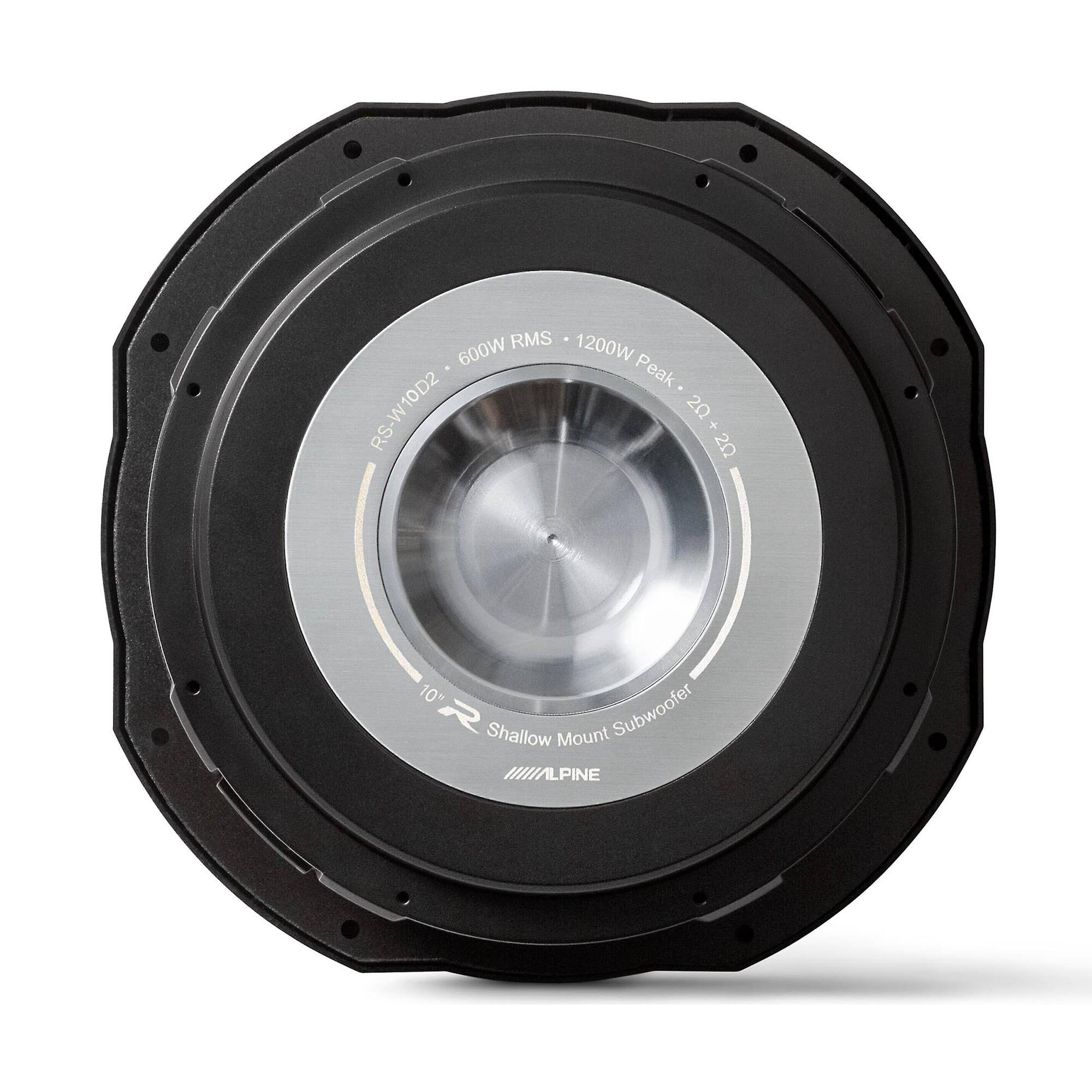 RMS 1200W 600W Peak RS-W10D2 20 20+ 20 + 20 10" R Shallow Mount Subwoofer ALPINE