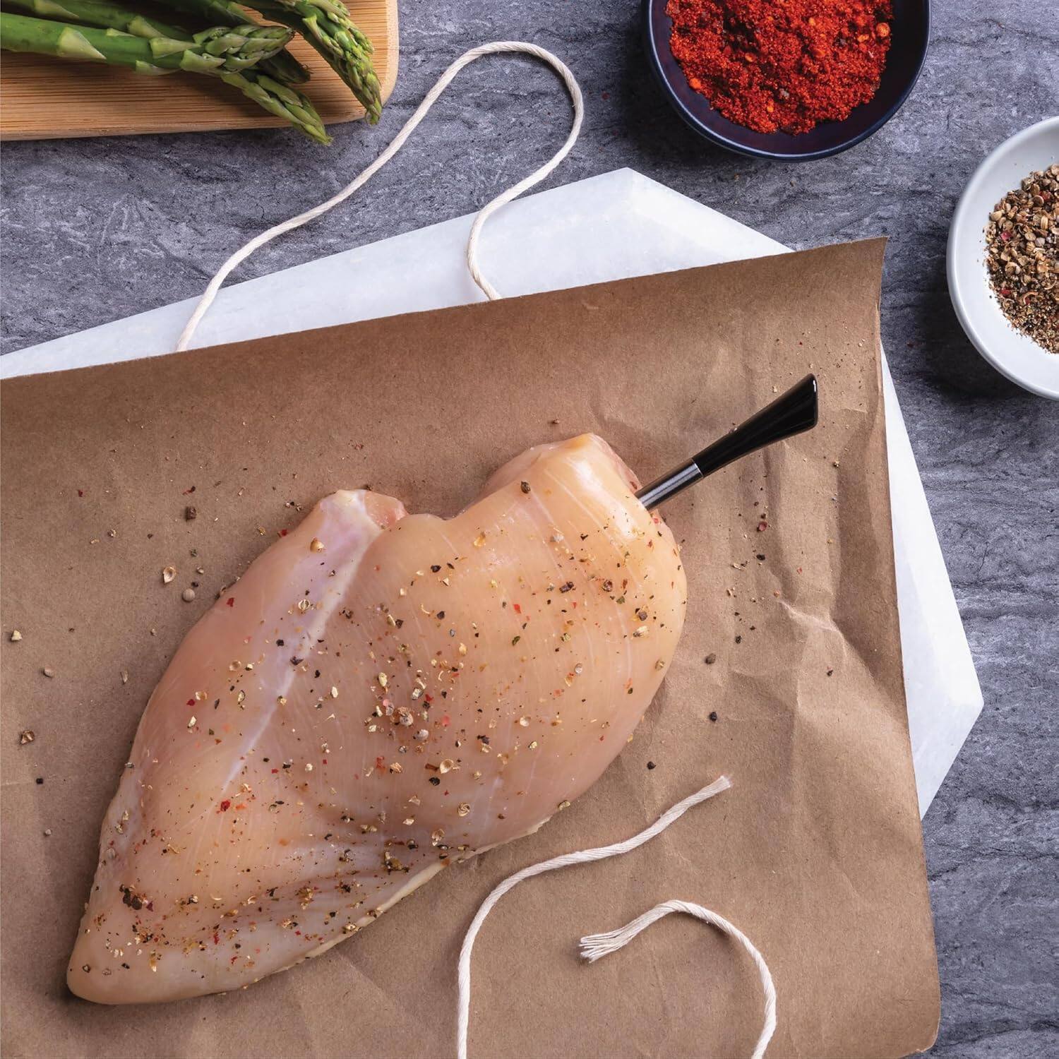 Alt View 1. Maverick - STAKE™ Extended Range Wireless Bluetooth Thermometer - Black/Silver.