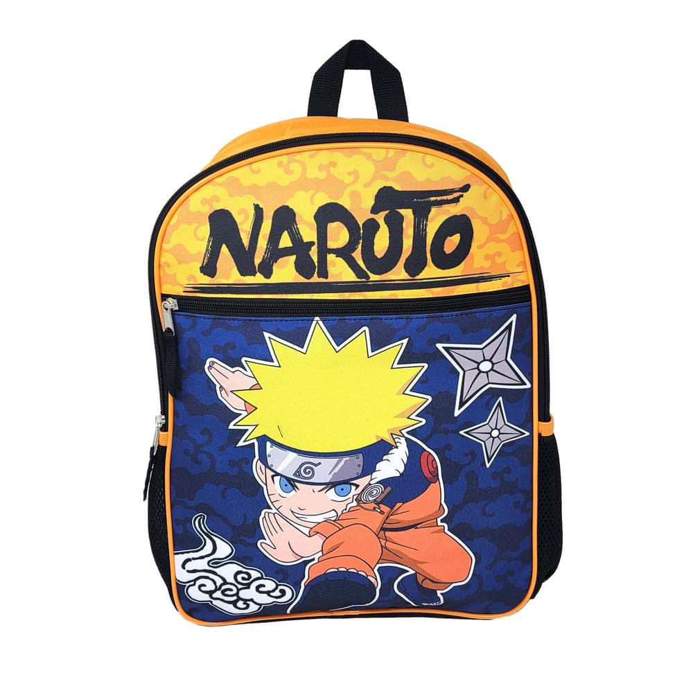 Alt View 10. Bioworld - Naruto Uzumaki 16 Inch Kids Backpack - Yellow.