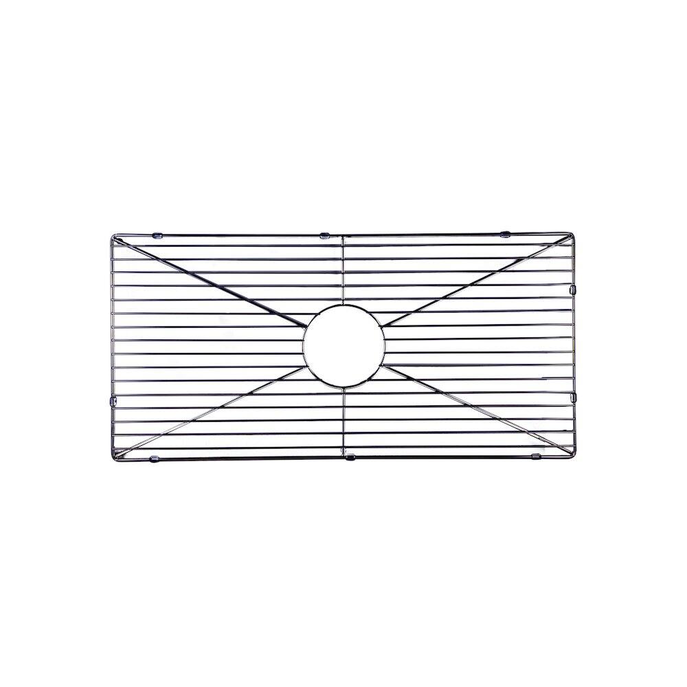 Angle. Alfi - Stainless steel kitchen sink grid for AB3318SB - Gray.