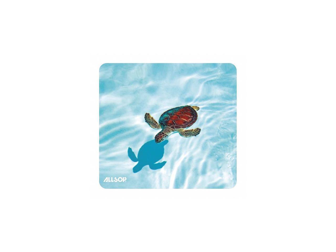 Alt View 4. Allsop - Allsop Naturesmart Mouse Pad Turtle Design 8 1/2 x 8 x 1/10 31425 - Multicolor.